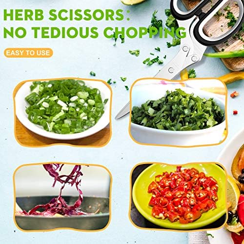 Herb Scissors with 5 Blades and Cover, New Kitchen Gadget 2026 - Image 6