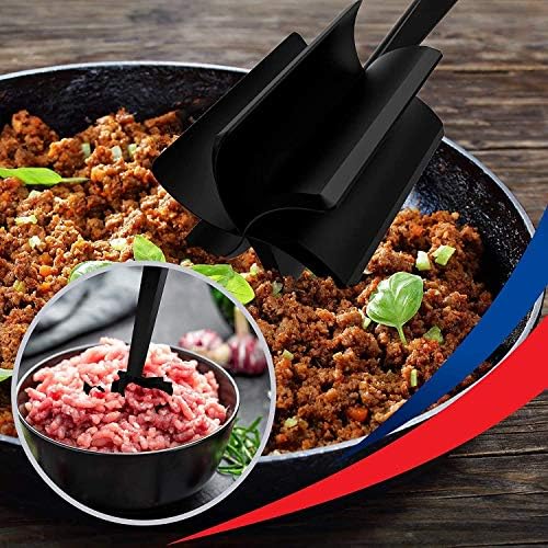 Professional Heat Resistant Ground Beef/Hamburger/Potato Masher | Nylon Ground - Image 3