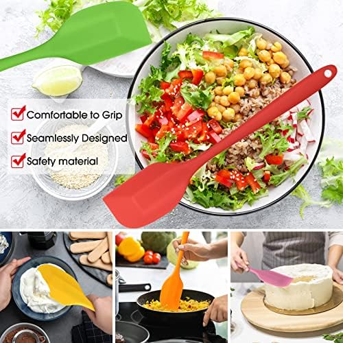 Irenare 24 Pcs Silicone Spatulas 11 Inch Rubber Spatulas, Heat Resistant - Image 3