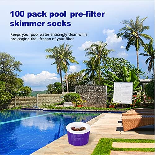 100 Pack Pool Skimmer Socks, Pool Filter Socks Works Perfect - Image 6