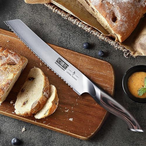 HOSHANHO Bread Knife 8 inch, Ultra Sharp Japanese Serrated Bread Knife - Image 6