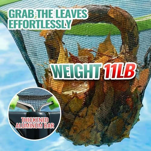 Pool Skimmer Net Heavy Duty Swimming Leaf Rake Cleaning Tool - Image 7