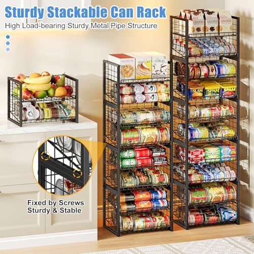 X-cosrack 2-Tier Stackable Can Organizer - Image 4