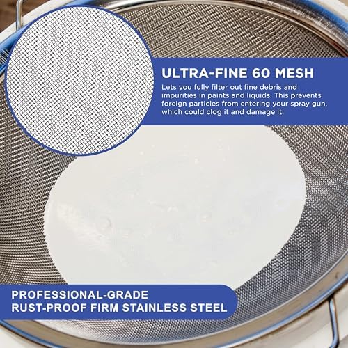 Master Elite 60 Mesh Stainless Steel Paint Strainer, 24 Pack - Image 4
