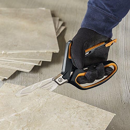 Fiskars Pro 10" PowerArc Easy Action Shears, Heavy Duty Utility Scissors - Image 4