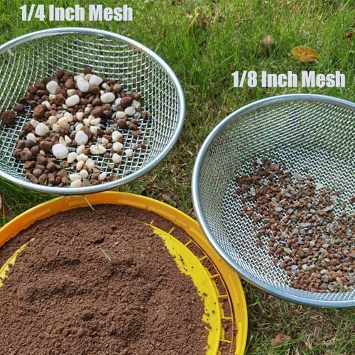 2PCS YUEBM Gardening Sand Soil Compost Sifter Perfect - Image 4