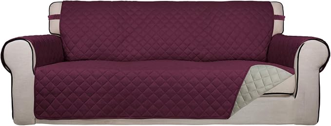 PureFit Reversible Quilted Sofa Cover Dog Couch Covers by PureFit