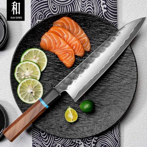 KAWAHIRO 8.27 Inch Japanese Chef Knife, Hand-Forged VG10 - Image 2