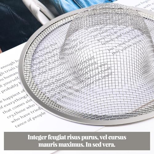 40 Pcs Mesh Sink Strainer, 4.5" Diameter Stainless Steel Slop Basket - Image 5