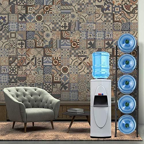 LIANTRAL Water Cooler Jug Rack, 5-Tier Heavy Duty Water Bottle Holder Storage - Image 2