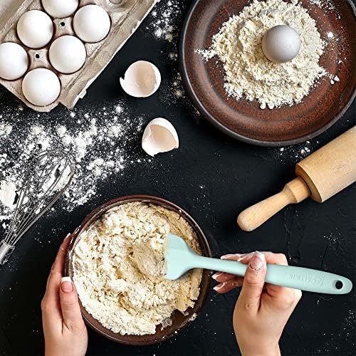 3-Piece Silicone Spatula Set, 600°F Heat Resistant, Macaron Navy - Image 5