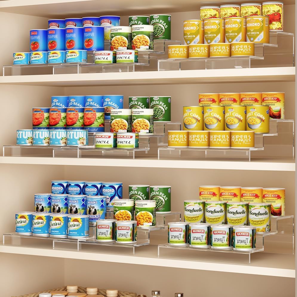 Expandable Clear Acrylic Can Organizer by NuoyuanShen