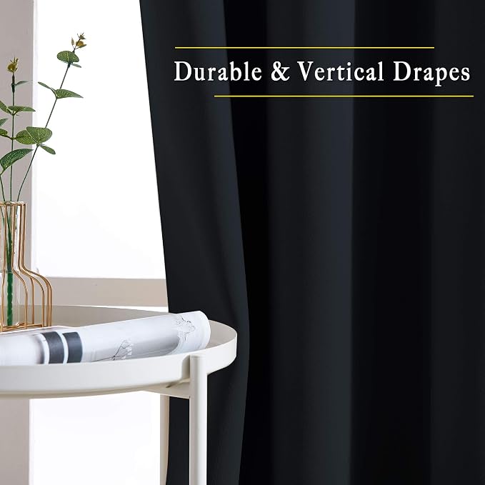 NICETOWN Black Curtains for Boys Room - Image 5