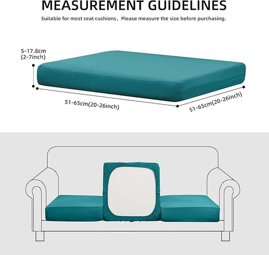 8PCS Patio Cushion Covers.Patio Furniture Couch SeatSlipcovers | Washable - Image 2