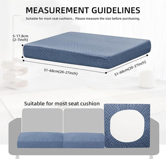 12PCS Patio Cushion Covers, Patio Furniture Couch Seat Slipcovers | Washable - Image 2