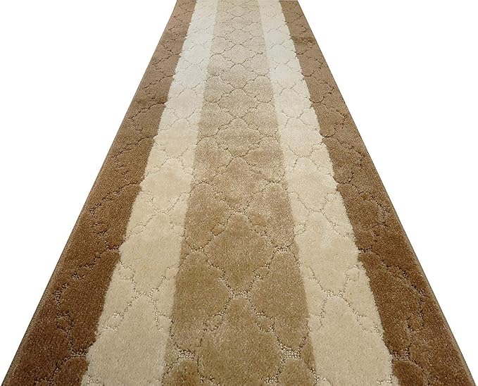 9 Ft Long Beige Kitchen Hallway Runner Rug, Non-Slip Washable 2'2" X 9' Rubber - Image 6