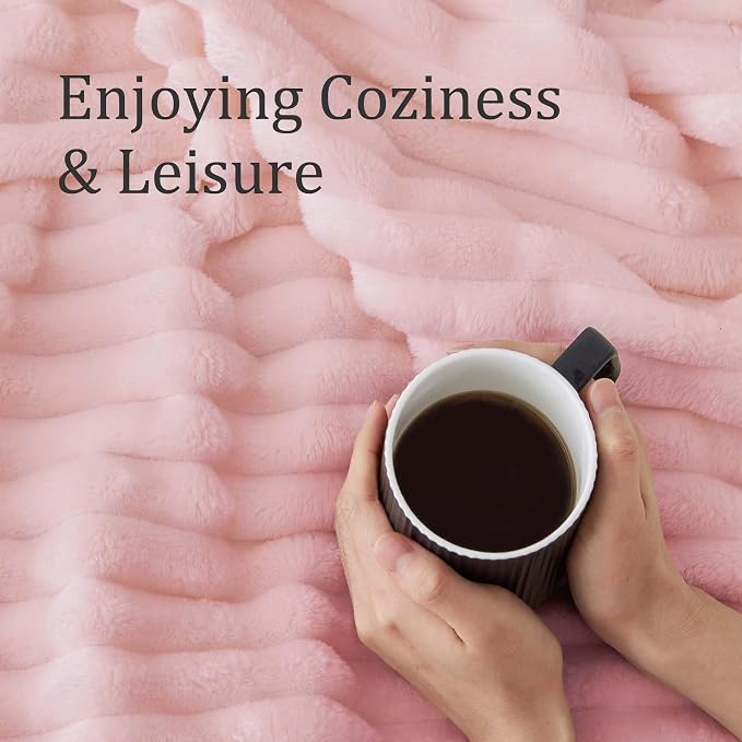 BEDELITE Ribbed Twin Blanket for Couch & Bed, Warm Yet Lightweight, Ribbed - Image 4