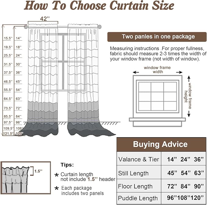 Chyhomenyc Sheer Pink Curtains 90 inches Long 2 Panels, Light Filtering Soft - Image 6