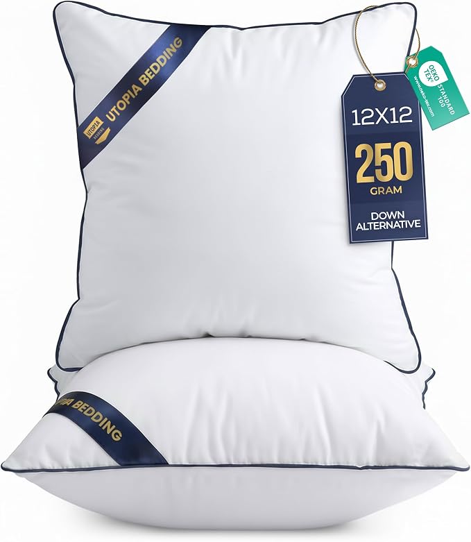Utopia Bedding 12x12 Throw Pillow Inserts, Decorative Pillows, Plush & by UTOPIABEDDING