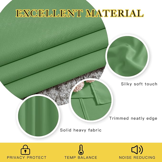 NICETOWN Blackout 78 inch Curtains - Image 4