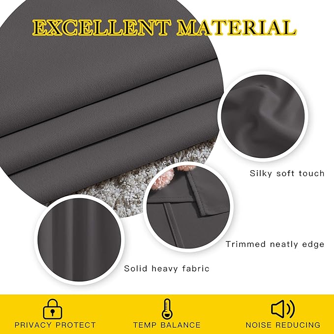 NICETOWN 95 inch Blackout Curtains - Image 5