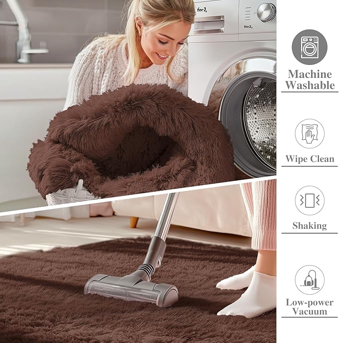 OLANLY 8x8 Machine Washable Large Area Rugs - Image 2