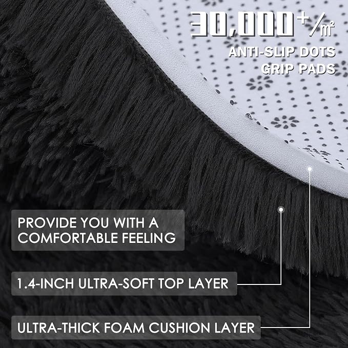 OLANLY 8x9 Machine Washable Large Area Rugs - Image 8