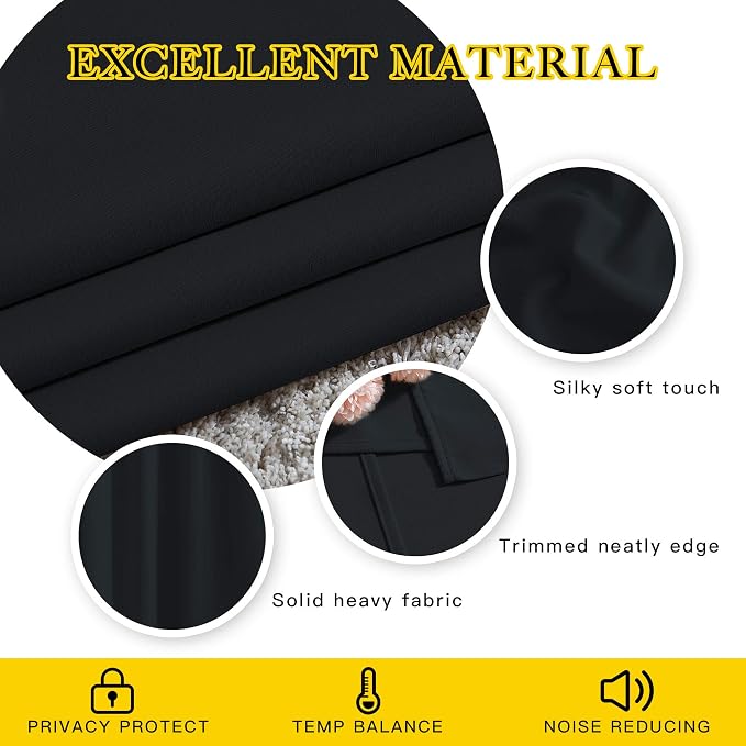 NICETOWN Blackout Bedroom Curtains - Image 5