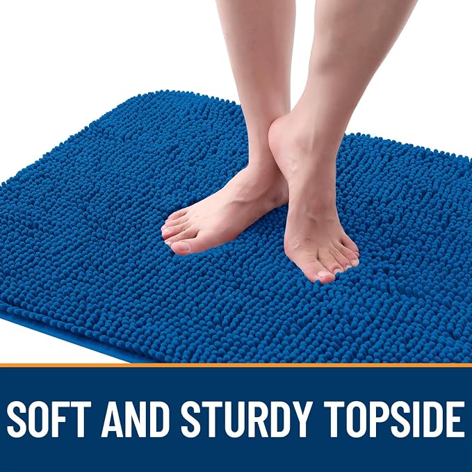OLANLY Dog Door Mat for Muddy Paws 34x21, Super Absorbent Chenille Mud Mat | - Image 4