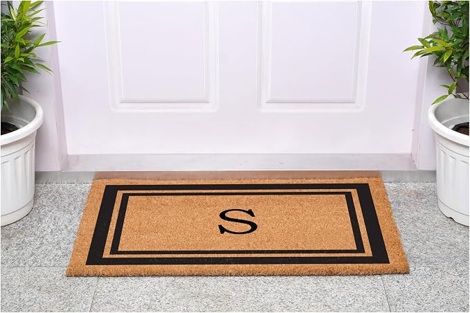 Calloway Mills 152962436S Black Border 24" x 36" Monogram Doormat - Image 5