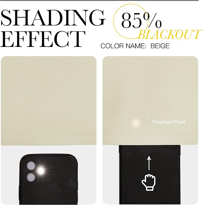 NICETOWN Bedroom Room Darkening Curtains - Image 9