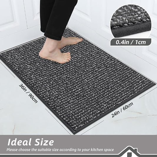 BEQHAUSE Kitchen Rugs 24"x36", Kitchen Mats - Image 2