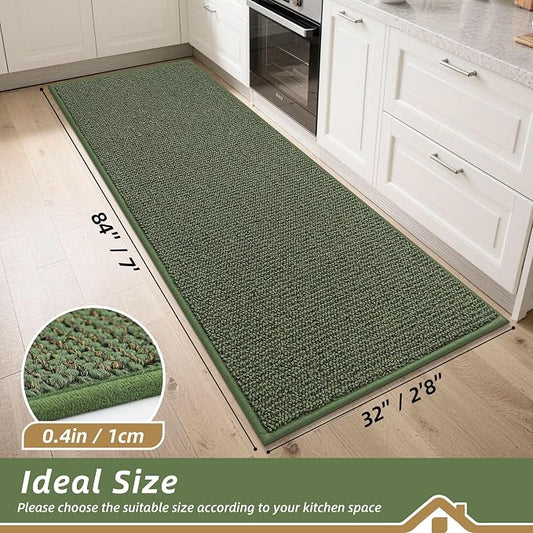 BEQHAUSE Kitchen Runner Rugs 32"x84", Kitchen Mats - Image 2