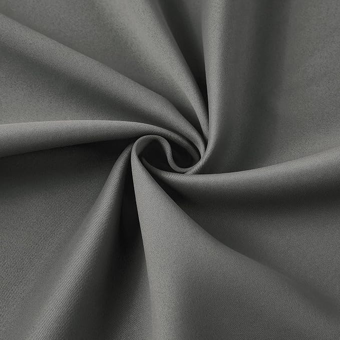 Grey Pinch Pleat Curtains & Drapes 105 Inches Long 2 Panels Set, Privacy - Image 7
