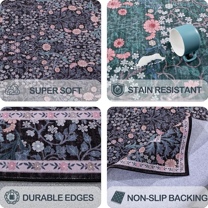 Washable 2'6" x 10' Runners for Hallways, Non Slip Long Floor Runner for Kitchen - Image 7
