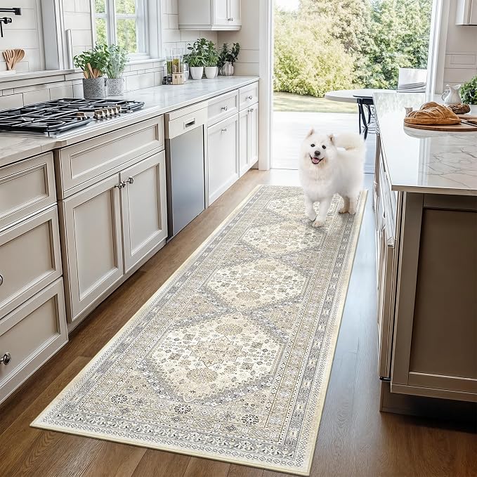 Washable Runner Rug 2.5x14, Long Kitchen Rugs Non-Slip, Soft Hallway Runner - Image 9