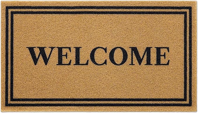 OLANLY Front Door Mat, Low Profile Doormat, Stain and Fade Resistant, - Image 3