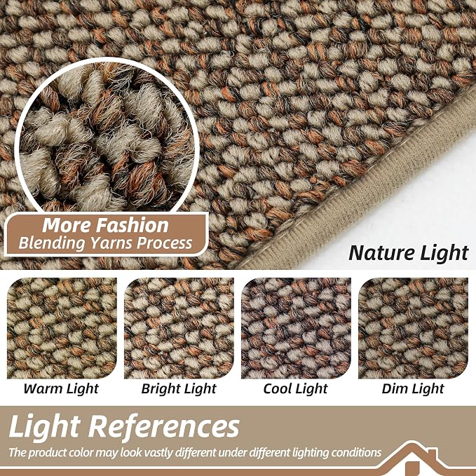 BEQHAUSE Dirt Trapper Door Mat 32" x 48", Non-Slip Washable Doormats, Low - Image 5