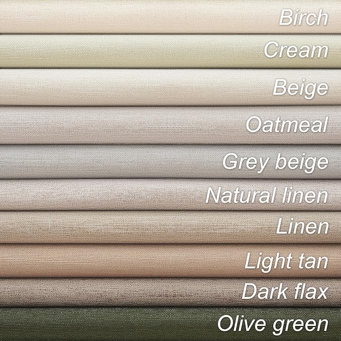 Topfinel Blackout Linen Blend Curtains 84 inch Long 2 Panels, Back Tab - Image 8