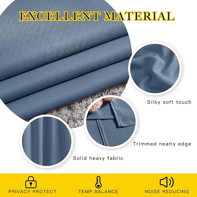 NICETOWN Blackout Curtains for Bedroom - Image 4